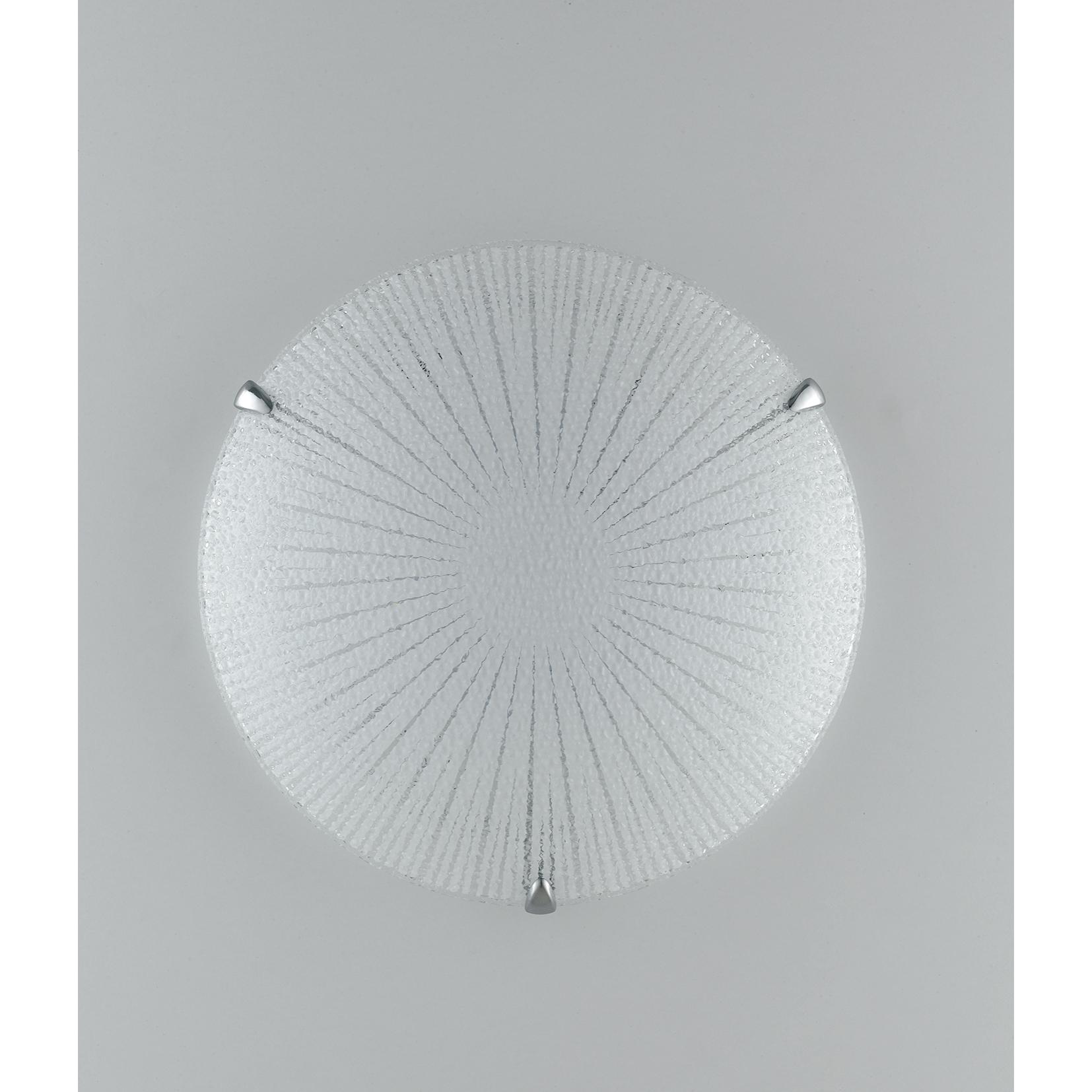 Plafoniera LED CHANTAL in vetro bianco 15W 4000K (luce naturale) 30 cm.