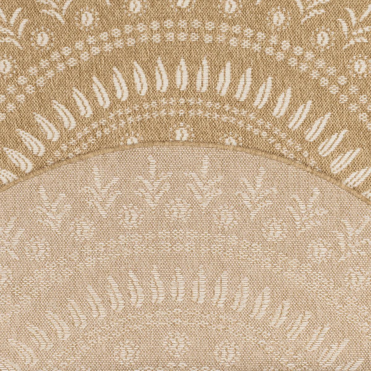 Tapis extérieur tissé kilim rond PAVE