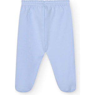 Polaina bebé algodón con pies invierno