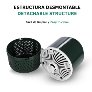 Acchiappamosche elettrico con luce LED, aspirapolvere e serbatoio.