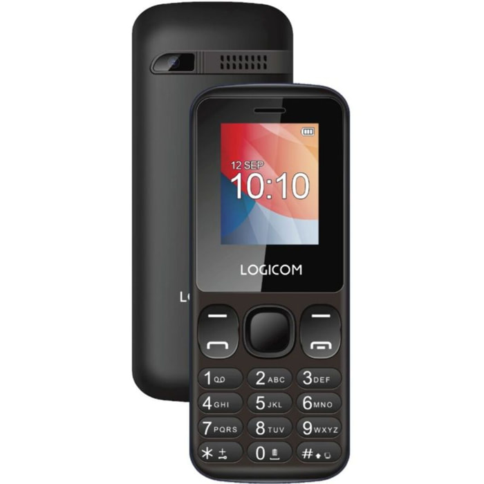 Téléphone portable LOGICOM Posh 186 Noir 2G