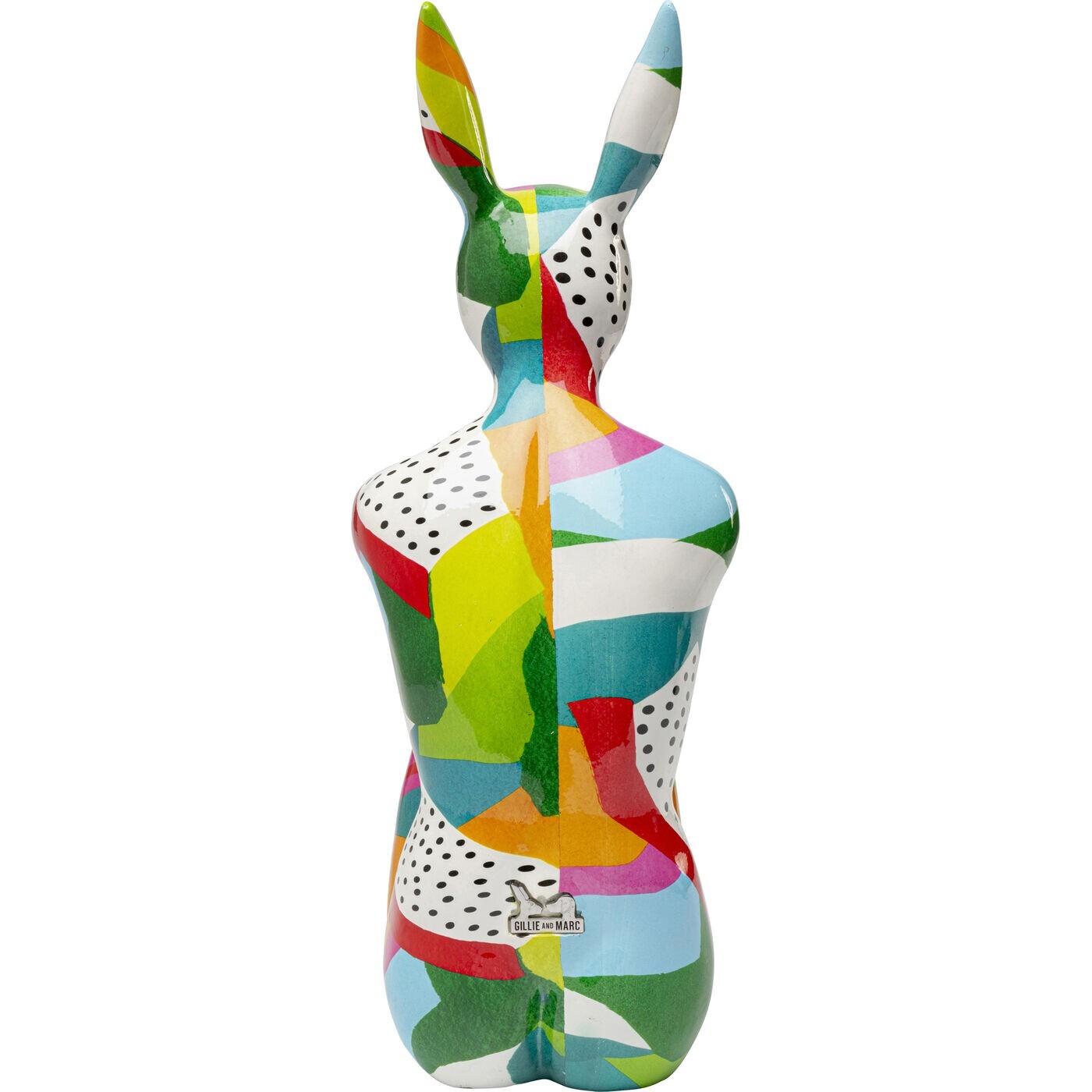 Déco lapin pois 39cm Kare Design