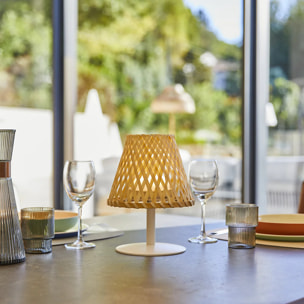Lampe de table sans fil IBIZA H26CM