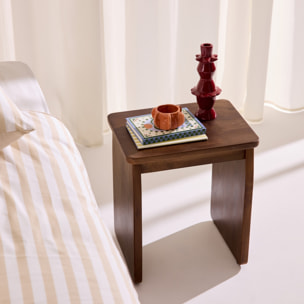 Table de chevet, table d'appoint exotique bois d'acacia  ASHA