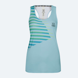 WOMAN BASIC TANK TOP AQUA