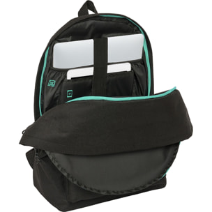 Mochila doble para portatil 15,6"+usb kings league "el barrio"