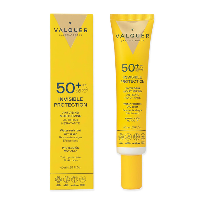 Valquer Laboratorios Serum Facial Invisible Protection SPF 50+ Antiedad e Hidratante