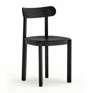 Silla Nara negro 2P/Caja