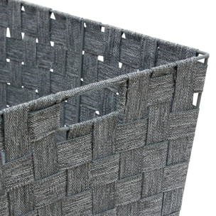 Panier Lise biseauté L38cm gris