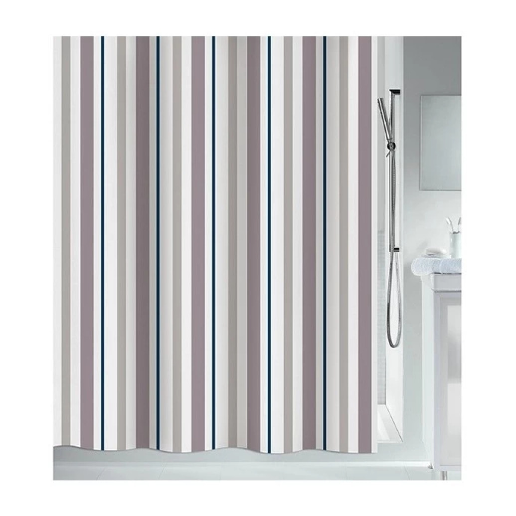 Rideau de douche Polyester BIARRITZ 180x200cm Spirella