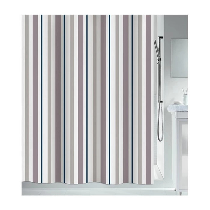 Rideau de douche Polyester BIARRITZ 180x200cm Spirella