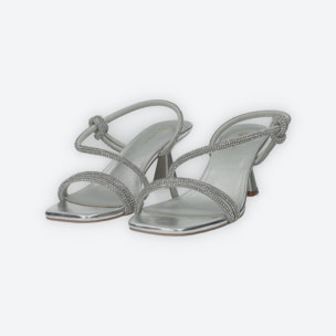 Sandali Donna Tata Italia Argentato