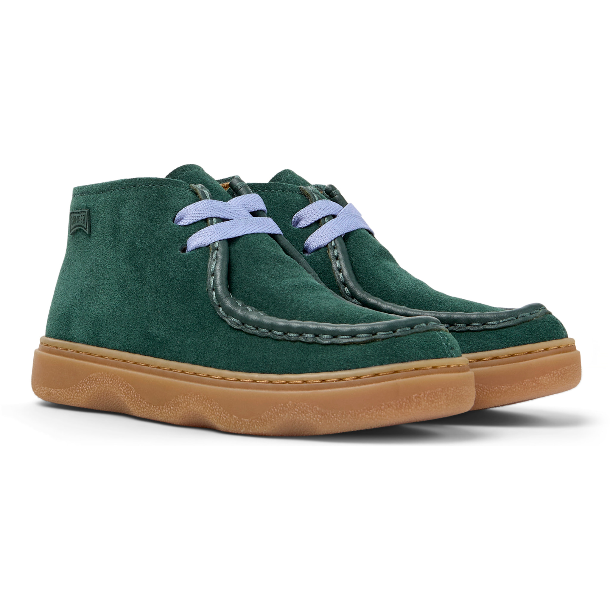 Botines - CAMPER Kiddo - Verde - Piel de ante