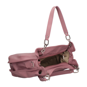 Borsa a spalla da Donna Charlotta in Vera Pelle Made in Italy 30x38x12 cm