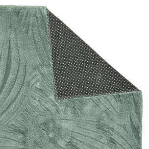 Tapis fausse fourrure Onina vert Kaki 170x120cm