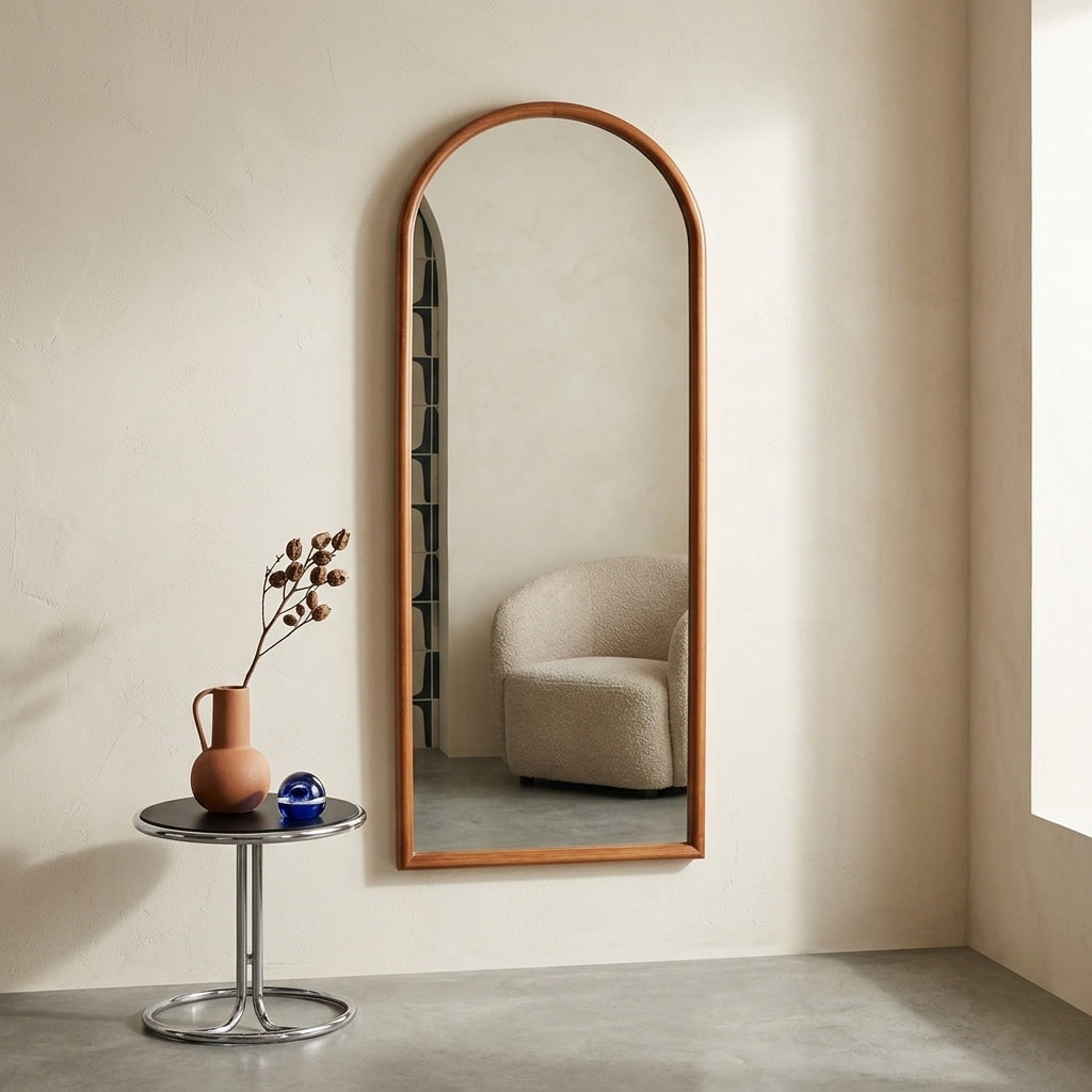 Miroir arche bois de pin  LUKE