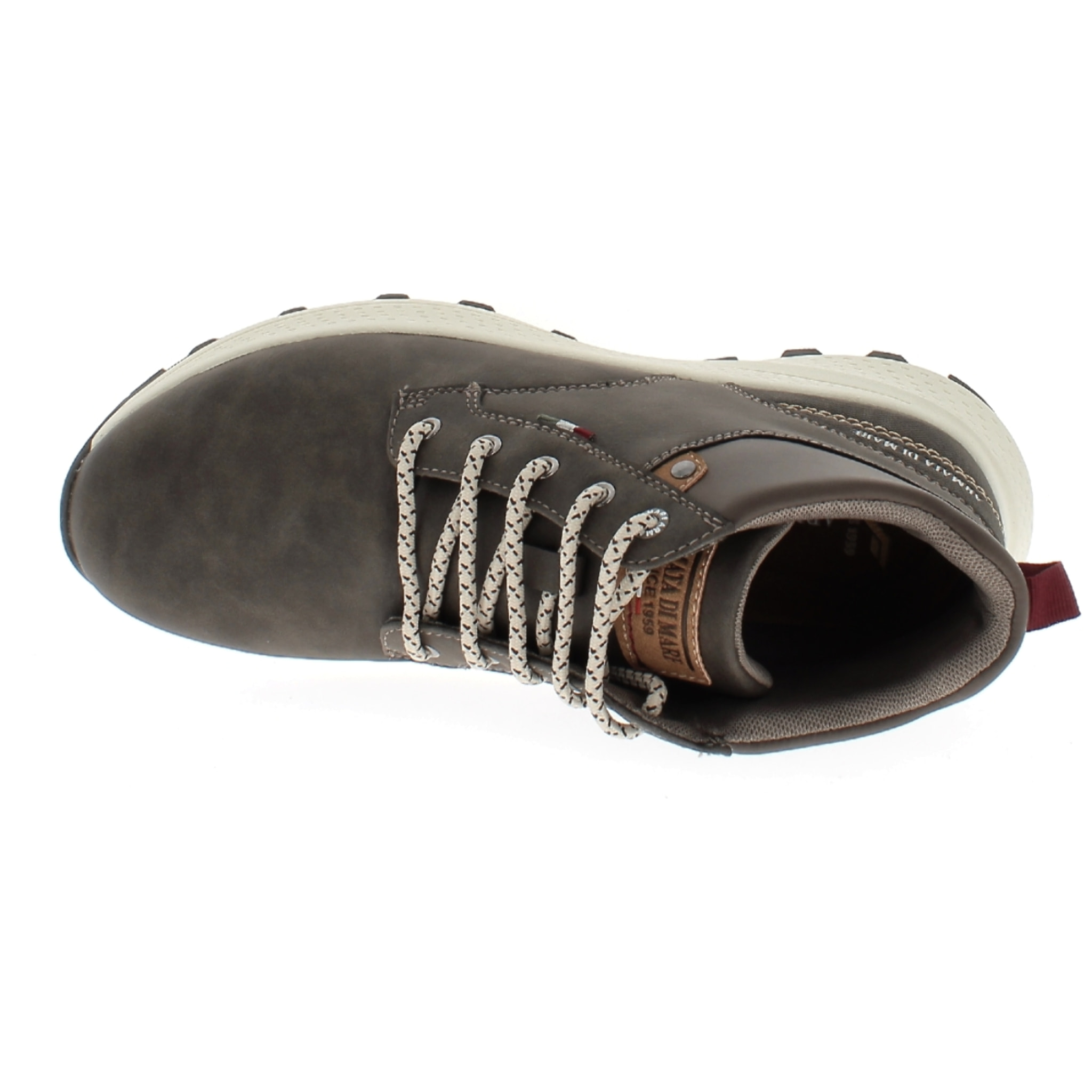 Armata di Mare Scarpe Uomo Alte Trekking Escursionismo con Soletta Rimovibile in Memory Foam AMU W24D651 Brown