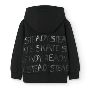 Chaqueta felpa con capucha de niño -BCI