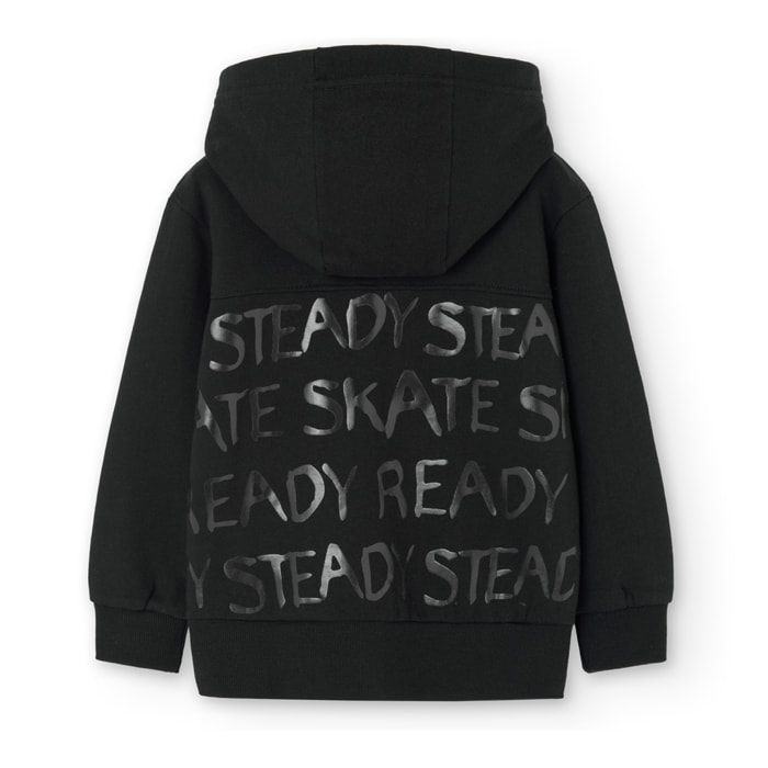 Chaqueta felpa con capucha de niño -BCI