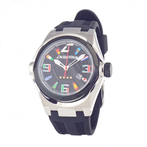 Reloj Chronotech CT7036M-15 Hombre Analogico Cuarzo con Correa de Caucho