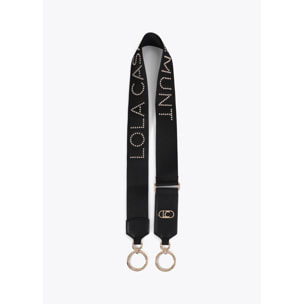 Tracolla in metallo con logo