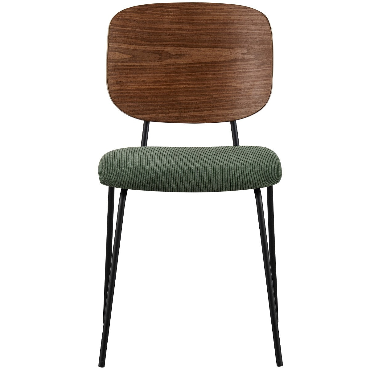 Lot de 2 chaises en velours côtelé - NAYA