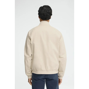 Giubbotto Harrington Bowery beige con ricamo Polo Club