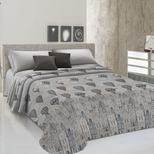 Copriletto di cotone volare beige 100% cotone