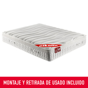 Colchón de Hotel Muelles y Visco | 29cm de altura | Confort 5 estrellas | Firmeza progresiva | Ed. Limitada