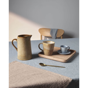 Kave Home - Caraffa Vreni in ceramica beige