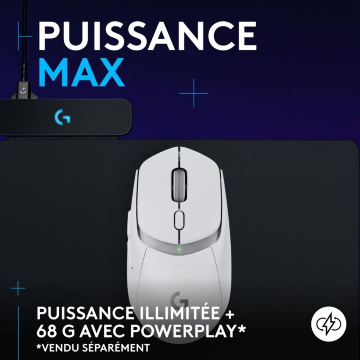 Souris Gamer Sans Fil LOGITECH G309 Lightspeed Blanc