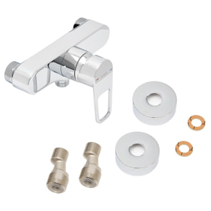 Flow Soft mitigeur douche à levier, sans vidage, chrome (A43088)