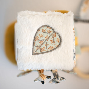 Cube d'activités  en coton blanc