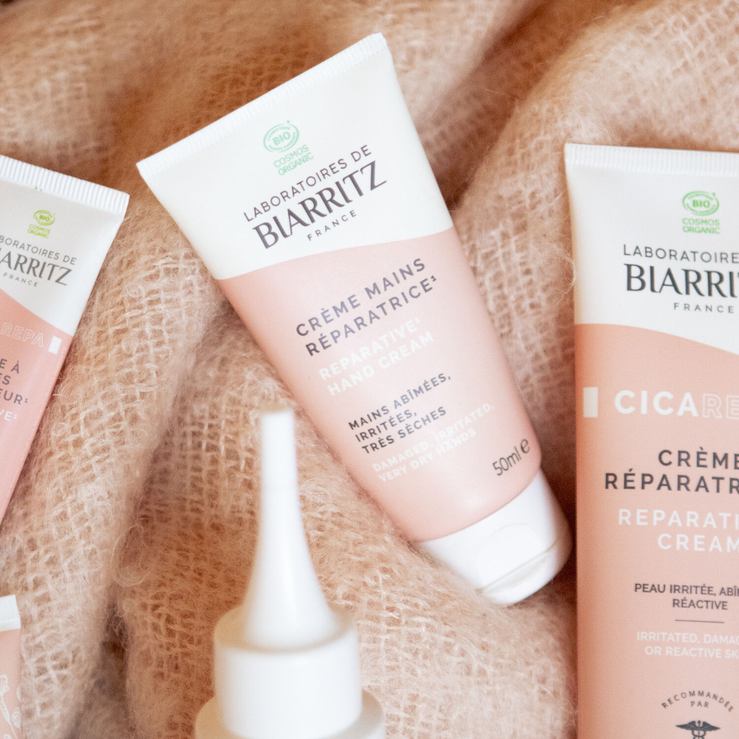 Cicarepa - Crème Mains Réparatrice Bio Mains Abîmées, Irritées & Très Sèches 50ml