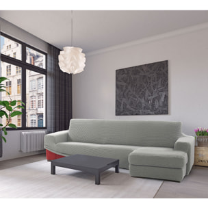 Funda para Chaise Longue derecho (visto de frente) brazo largo SÚPER ELÁSTICA modelo HELENA