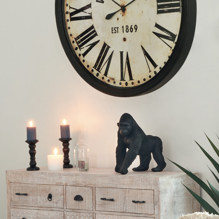 Statue gorille en mouvement H37 cm