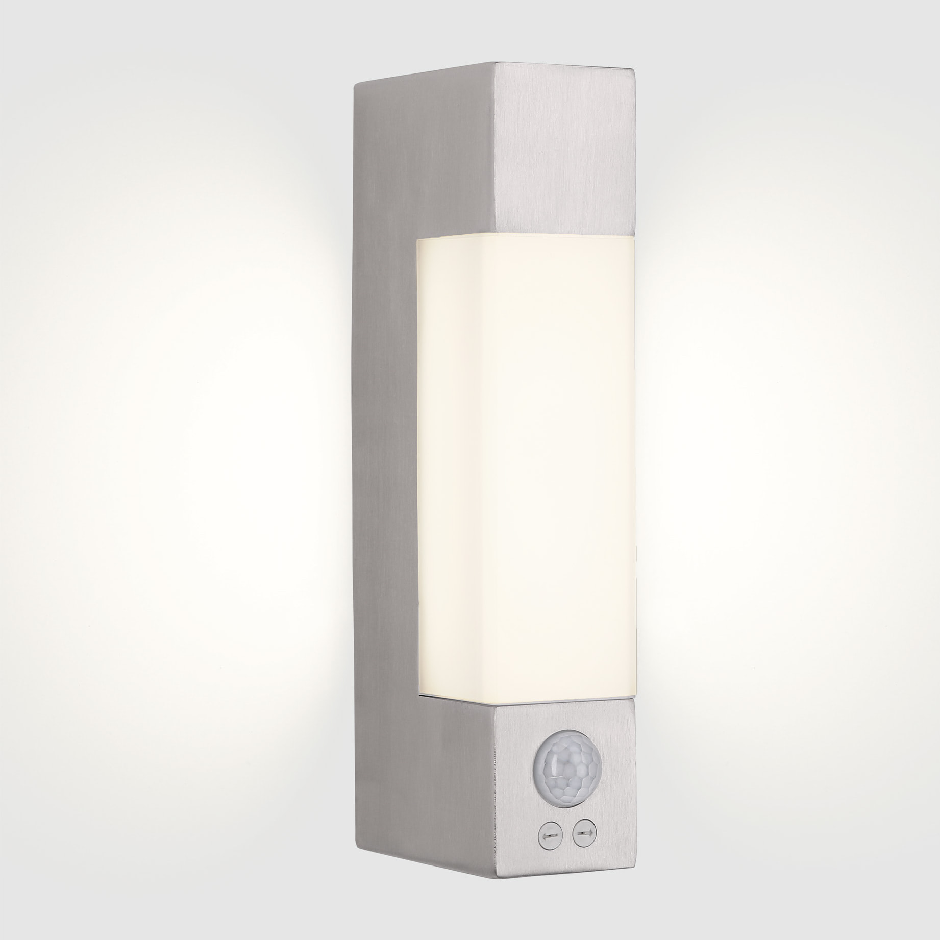 FORLIGHT Aplique Ip44 Litus With Sensor Led 5,3W 4000K Acero Inoxidable 420Lm