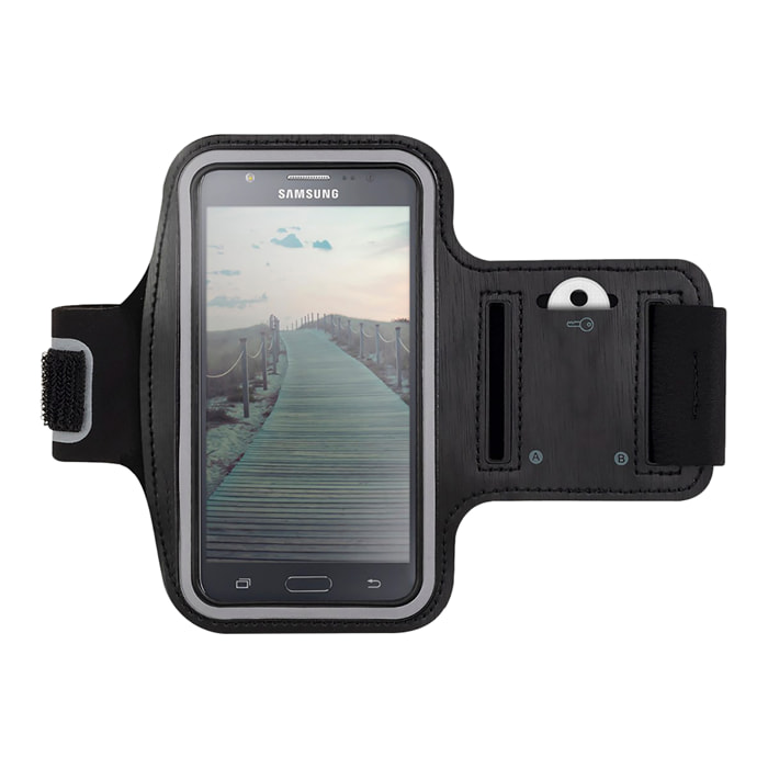 DAM Fascia da braccio sportiva per Samsung Note 38x3x15 cm. Colore nero