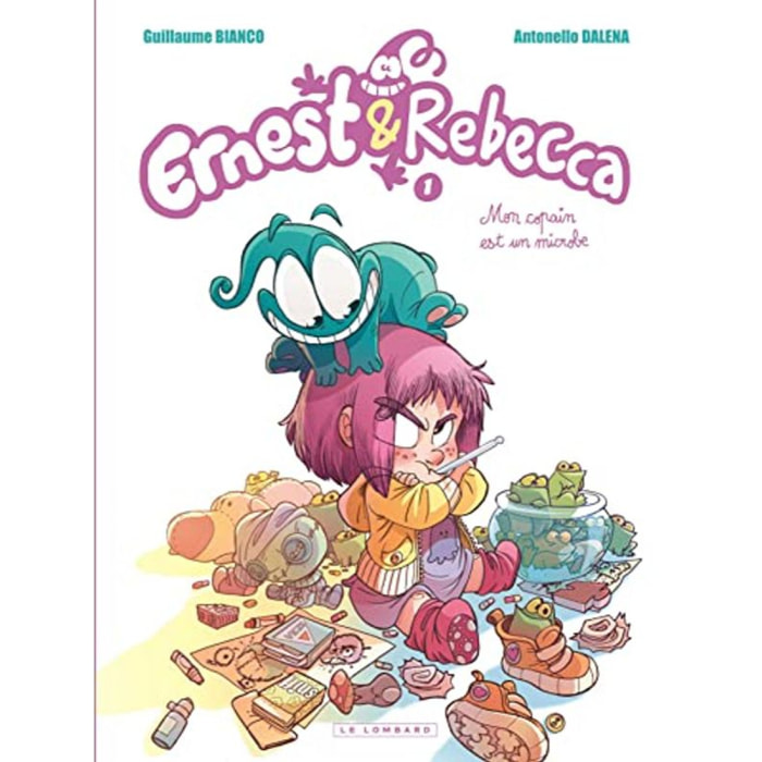 Bianco Guillaume | Ernest & Rebecca - Tome 1 - Mon copain est un microbe (Réédition avec nouvelle CV) | Livre d'occasion