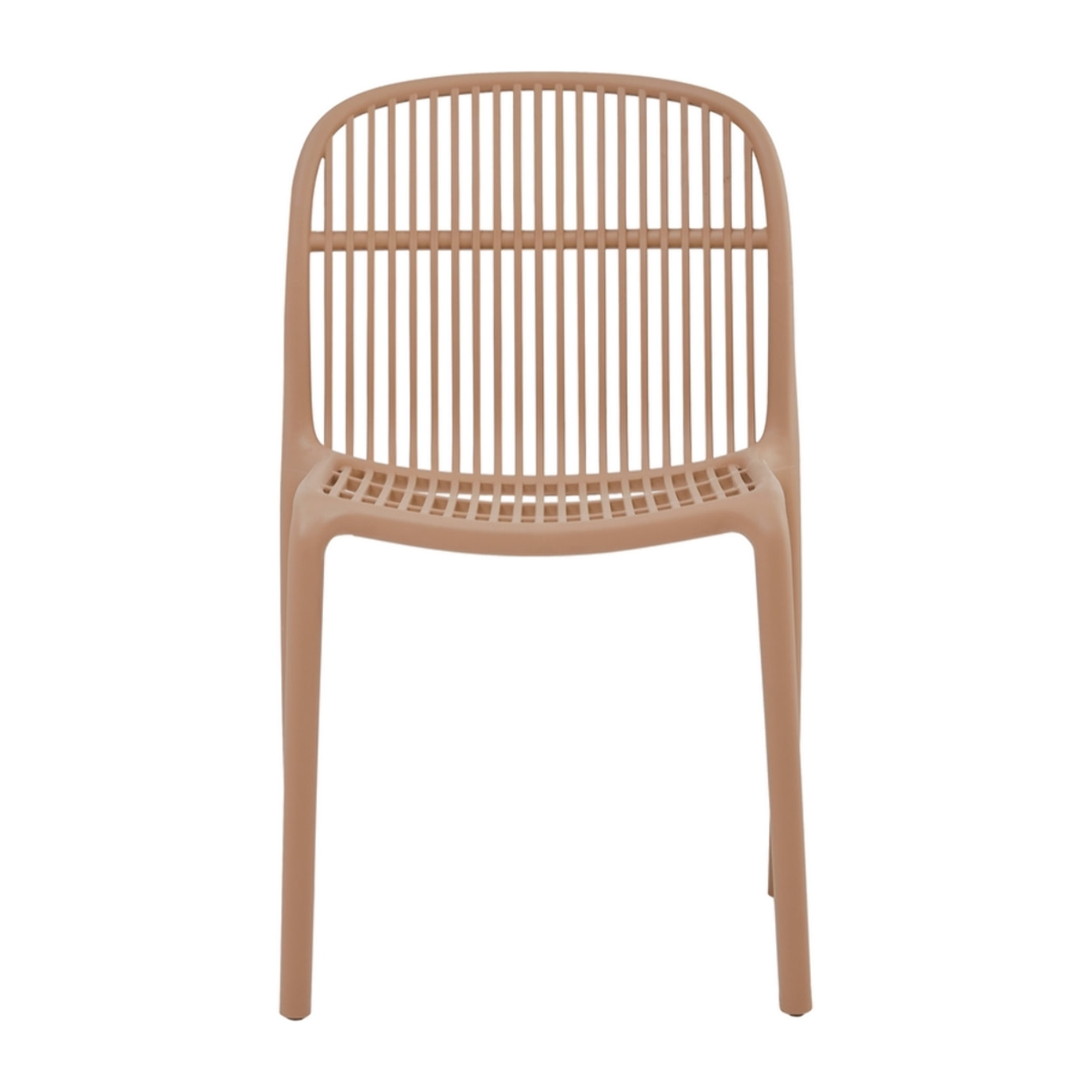 Set da 4 sedie da giardino in polipropilene tortora – Sintra