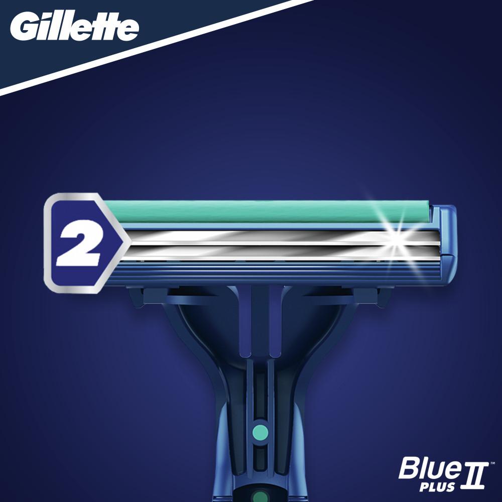 3x10 Rasoirs Jetables Gillette Blue II Plus Slalom