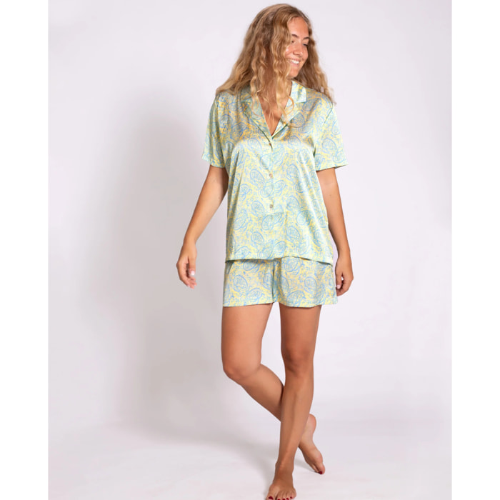 Camisa Corta de Pijama