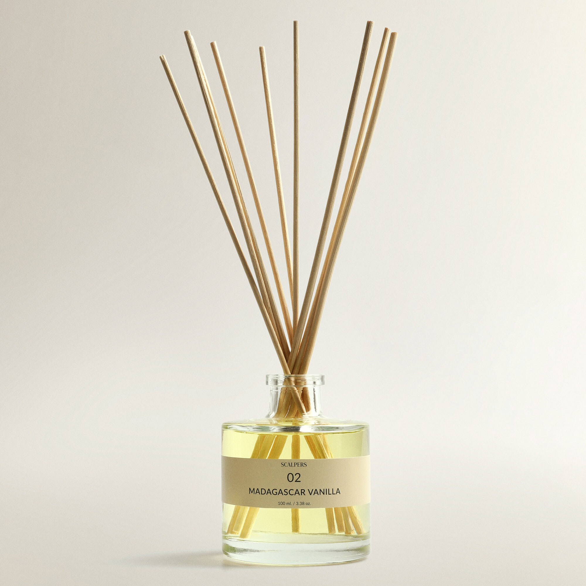 Set de 2 difusores mikado de 100ml aroma vainilla de madagascar scalpers
