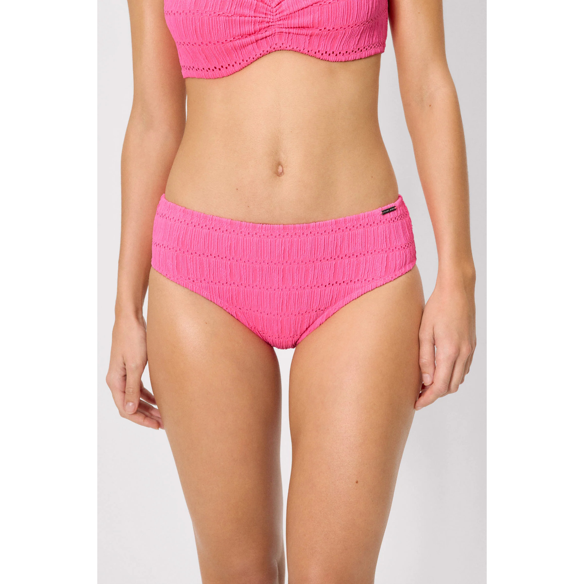 Slip bikini midi Rosa