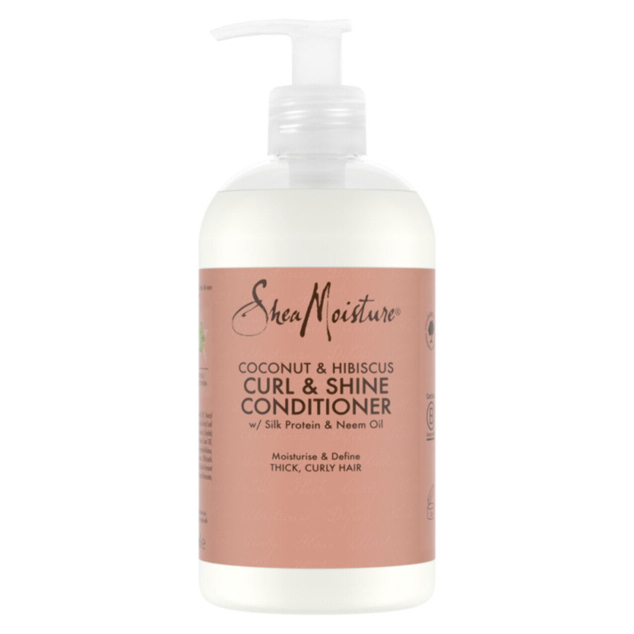 Après Shampooing Shea Moisture Boucles & Brillance à la noix de coco et à l'hibiscus (384ml)