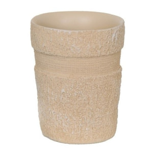 Gobelet Polyrésine KIRIBATI Beige MSV