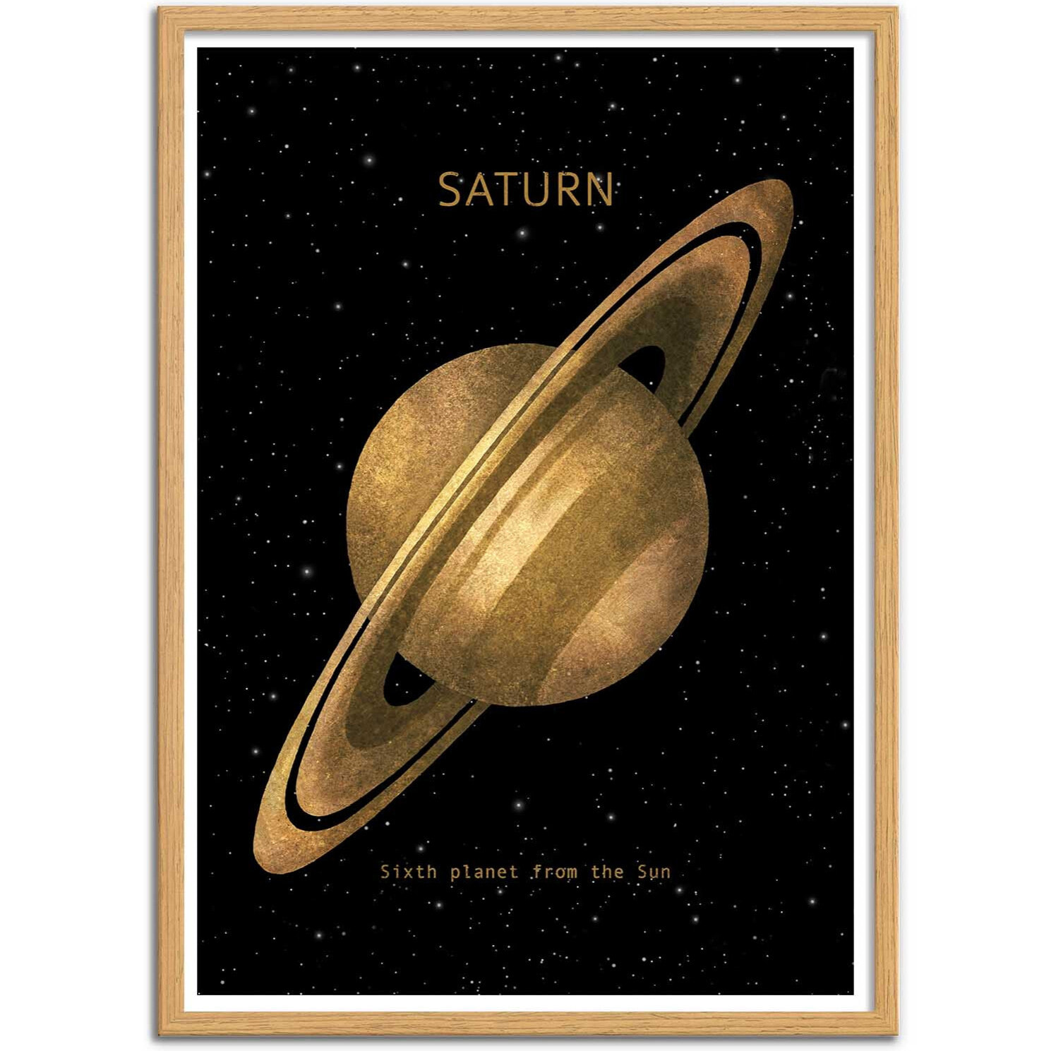 Affiche - Saturn - Terry Fan