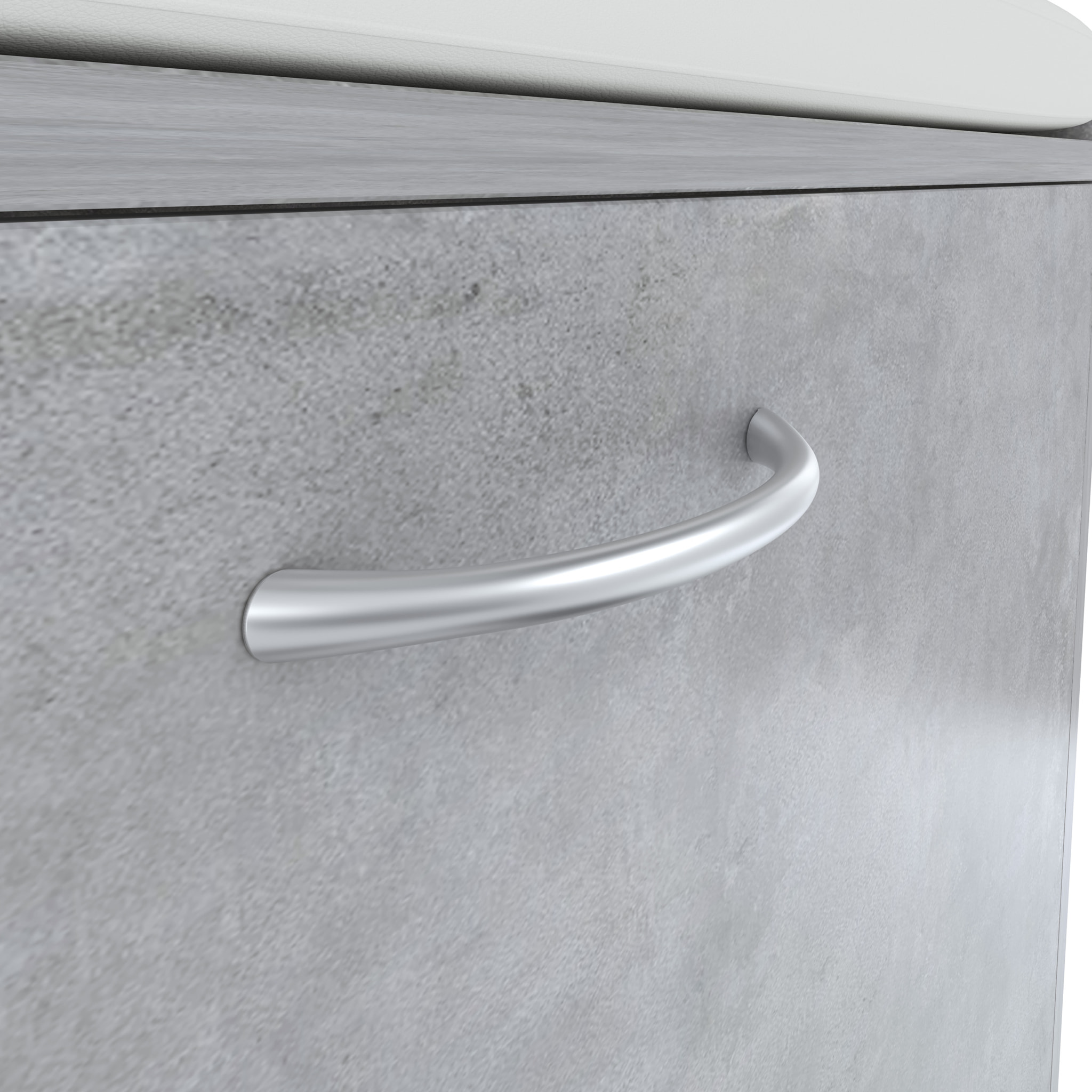 Panca Scarpiera Da Ingresso Salvaspazio Cuscino Anta Ribalta Seduta Imbottita In Ecopelle Soggiorno Casa Camera Ufficio 60 x 30 x 48 Cm Grigio Cemento