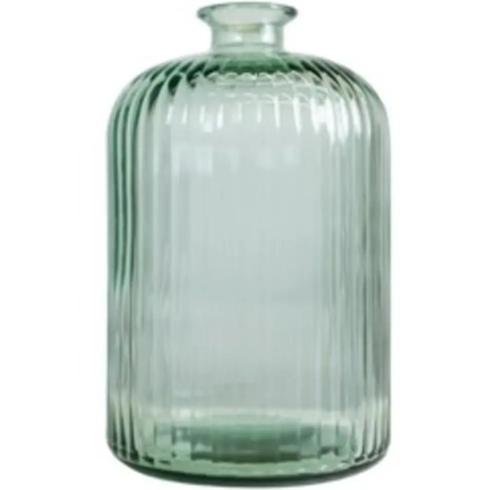 Vase Luz H23cm en verre vert