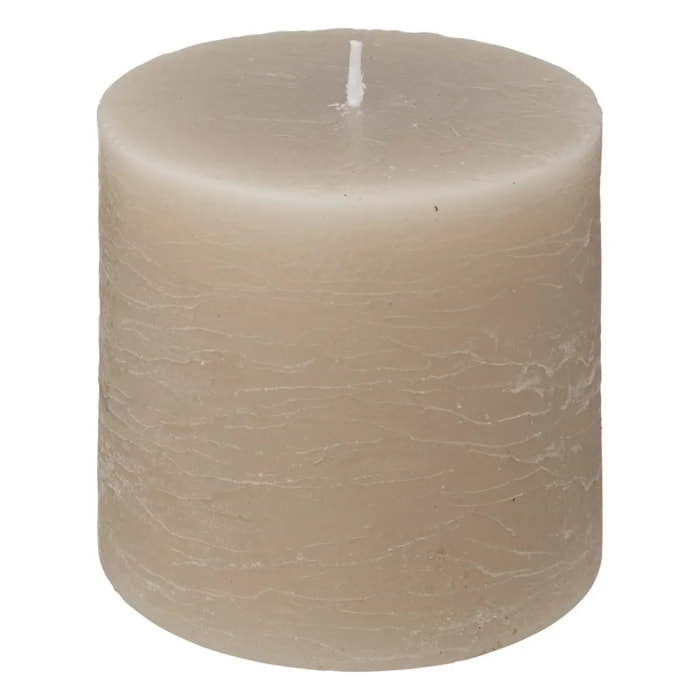 Bougie rustique - gris taupe - 663g